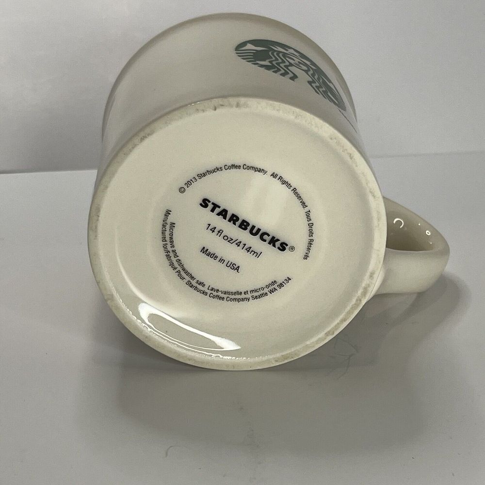 Vintage STARBUCKS Coffee Tea Ceramic Mug‎ 14 fl oz / 414ml USA Seattle , WA. - Picture 4 of 7